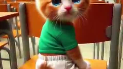 Viral: Always lend a helping hand to others #cat #ai #catvideos #catlover #poorc