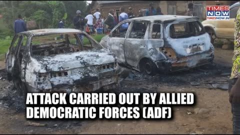 Islamic State-backed rebels attack a Catholic church in eastern Congo killing at least 34