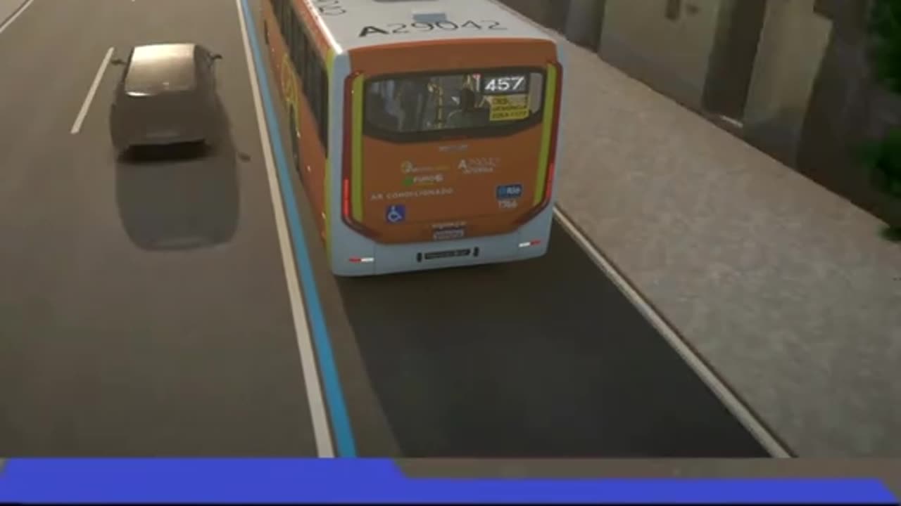 Simulador de Onibus - Dirigindo em Copacabana