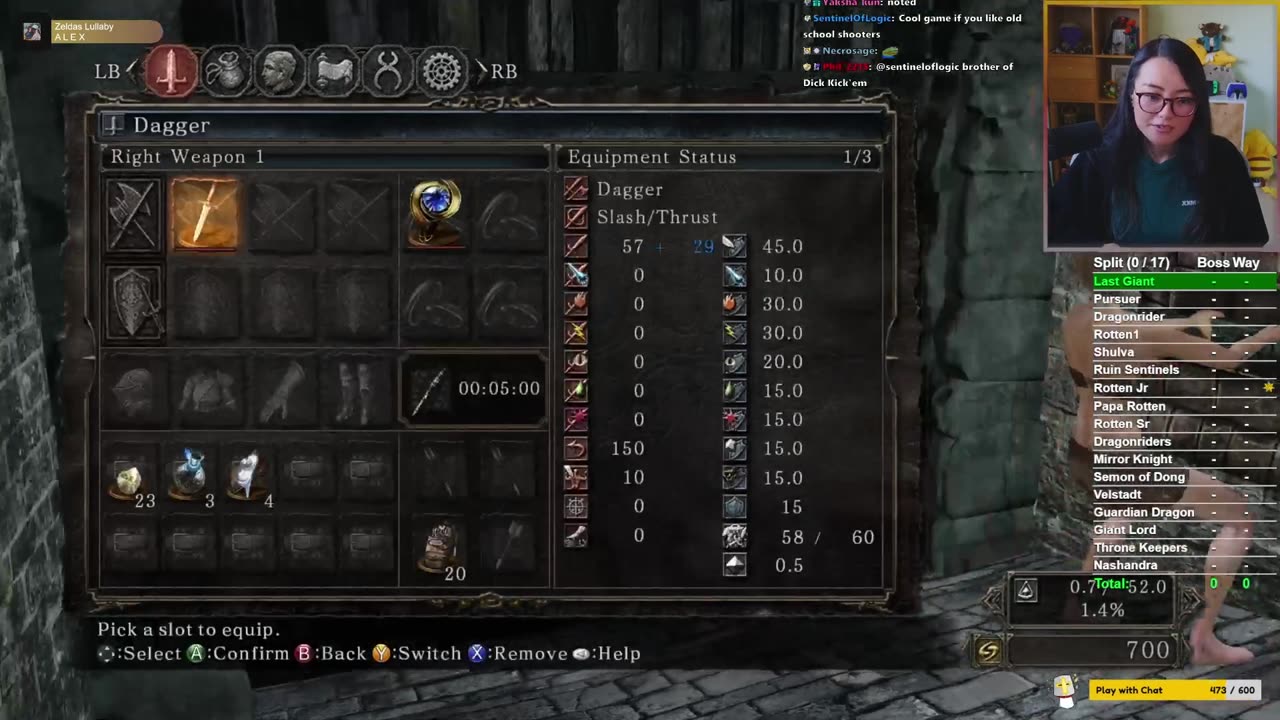 [3/15/25] Cooking Chicken Crunchy Quesadilla + DS2 No Hit Attempt Later !pp