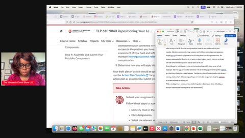The Kimberly Cloud Show LLC Homework UMGC