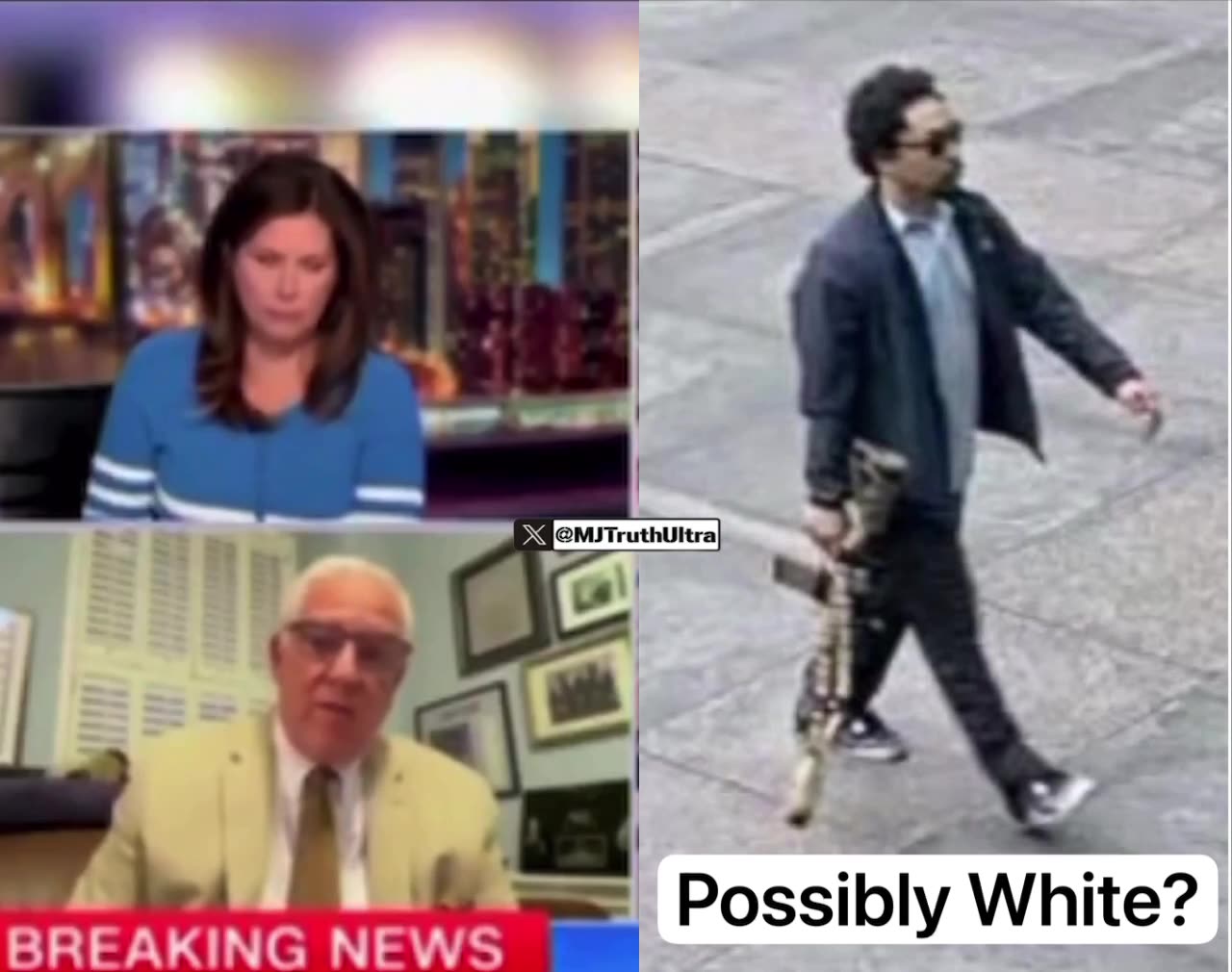 CNN: The NYC shooter is "possibly white."
