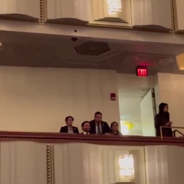 WATCH: JD Vance was met with massive boos at a concert at the Kennedy Center tonight