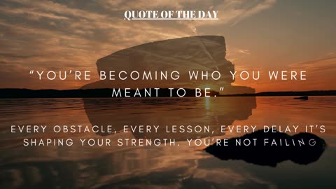 "QUOTE OF THE DAY"
