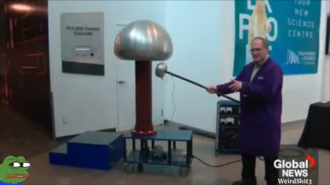 This was presented as ball lightning! I've never seen anything like it!