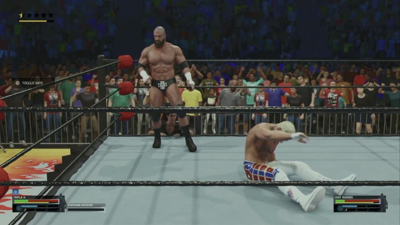 wwe 73 Triple H VS Cody Rhodes