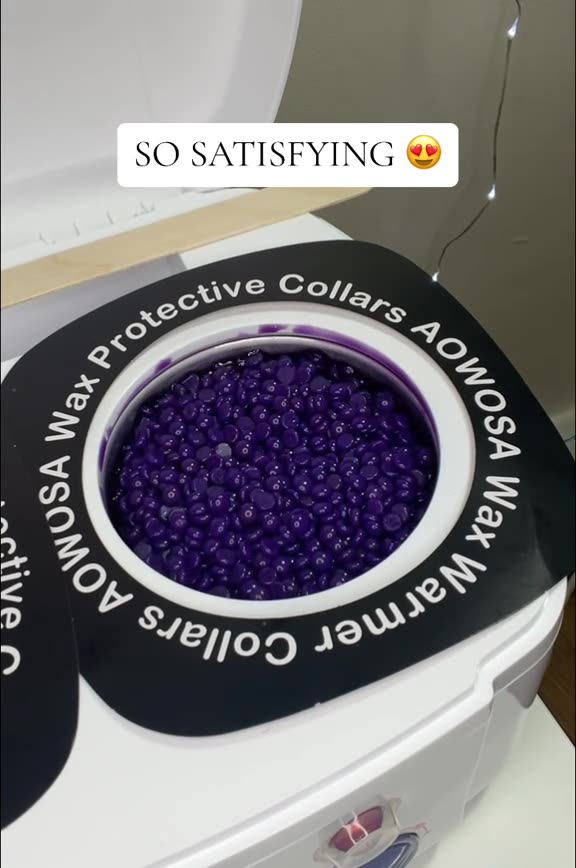 🎥 Melting Sexy Smooth Purple Seduction Hard Wax | Satisfying Wax Prep by @lashedwithlana