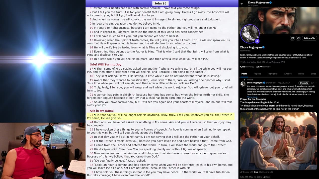 Live: Bible Study-~SATURDAY-~17-~MAY-~2025.