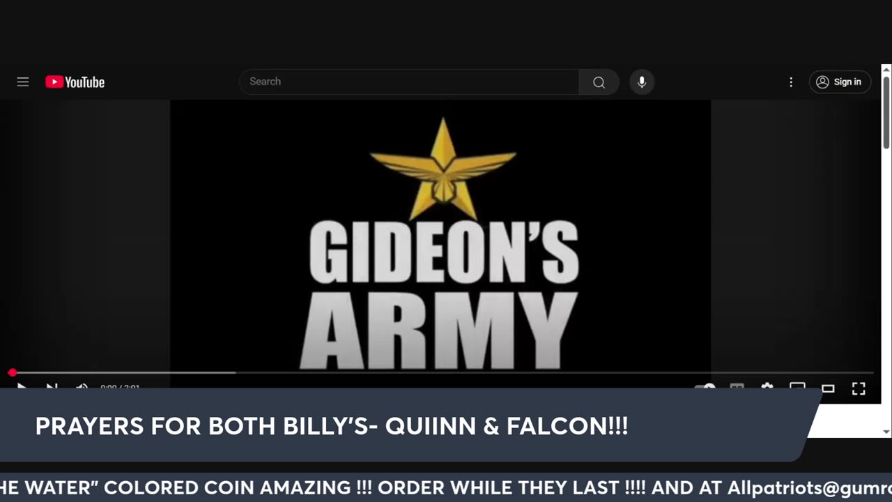 GIDEONS ARMY THURSDAY LIVE 930 AM EST 6/5/25