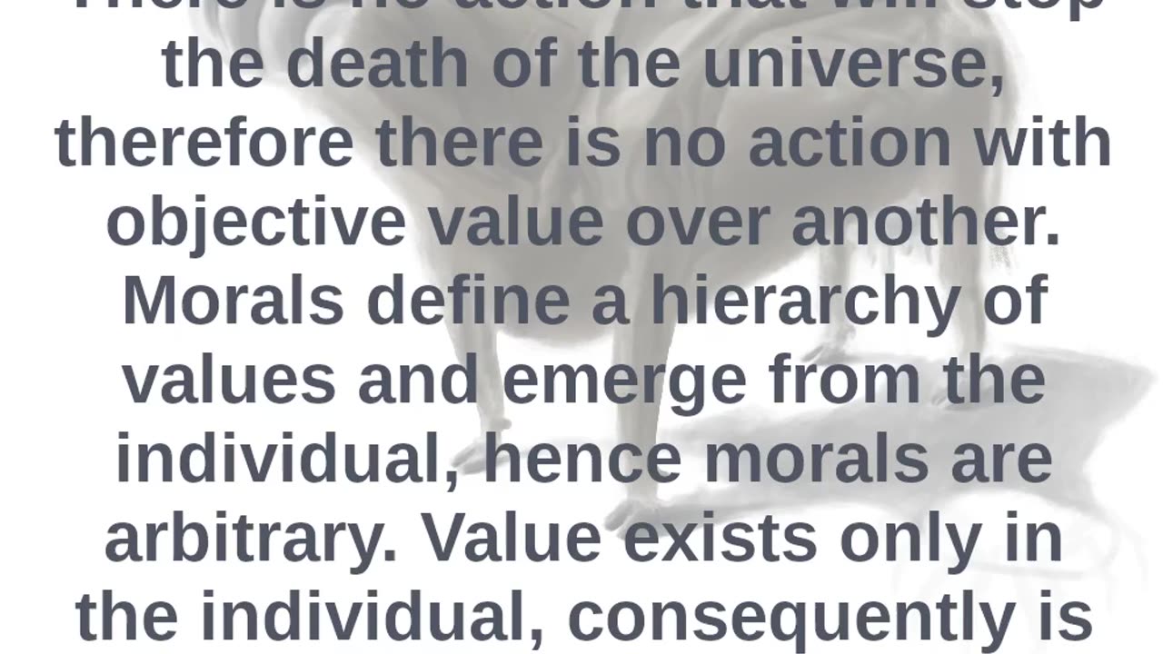 Morals Are Arbitrary