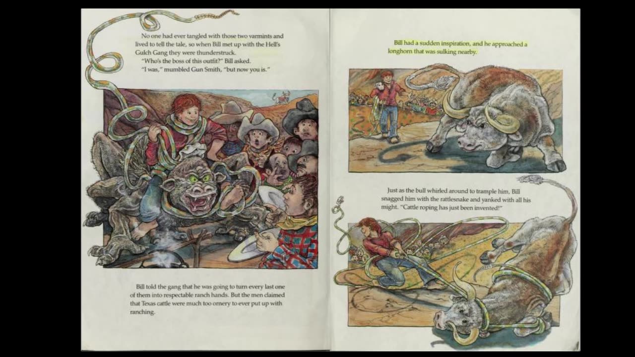 Pecos Bill: A Tall Tale (written by Steven Kellogg)