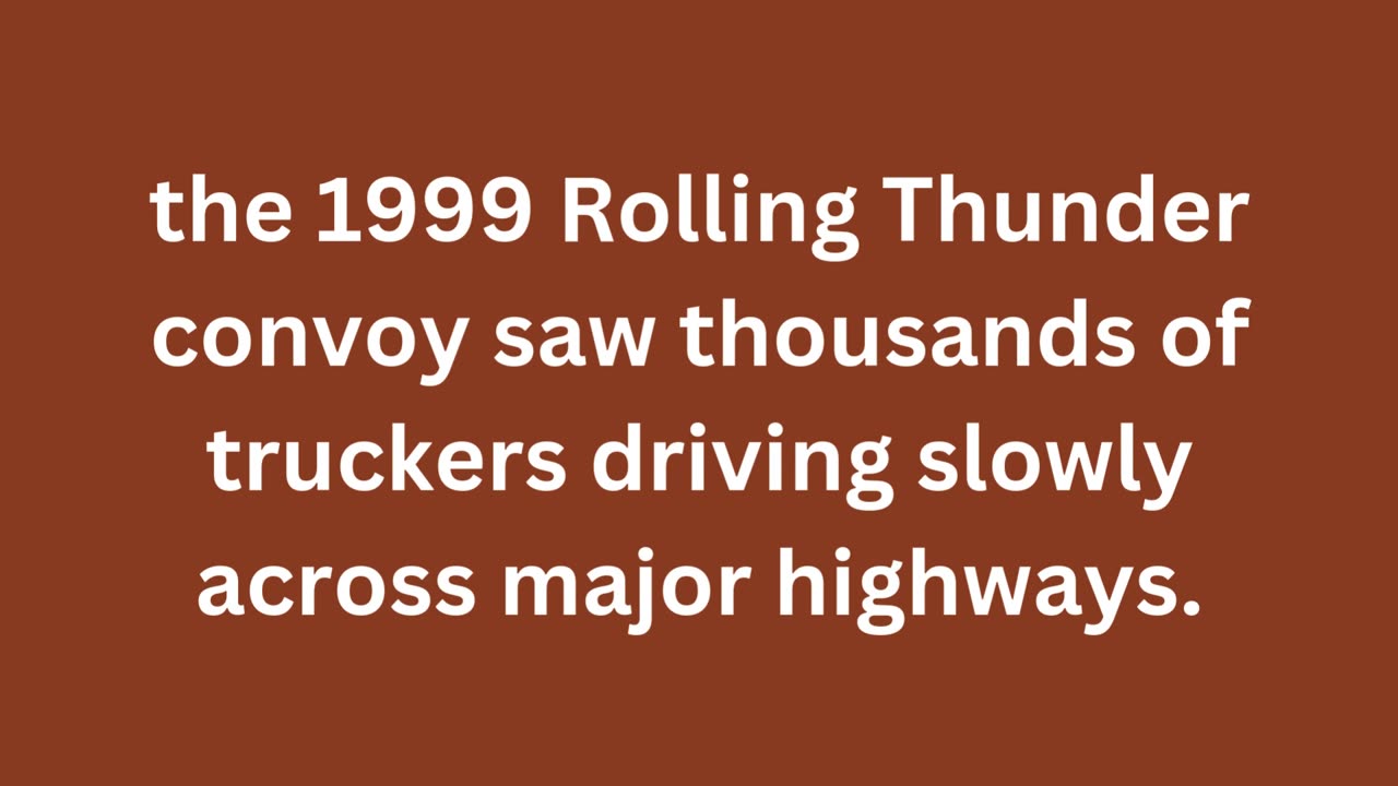 Trucker Convoy History