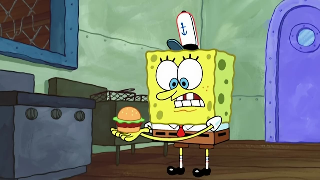SpongeBob Makes Krabby Patties ALL Day! 🍔😱 SpongeBob