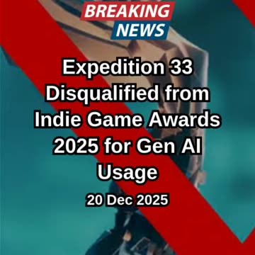 Expedition 33 Disqualified from Indie Game Awards