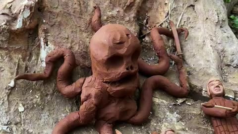 Giant Octopus Attack