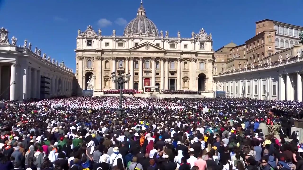 Pope Francis' funeral takes place in front of St. Peter's Square