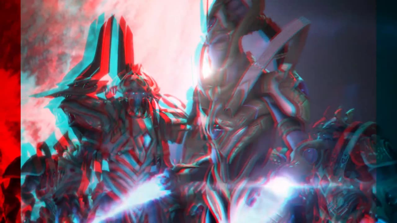 Anaglyph 3D Movie - Legacy of the Swarm | Starcraft 2