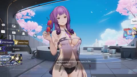 Snowbreak Enya Exuvia Seacove Serenity Lobby Interactive