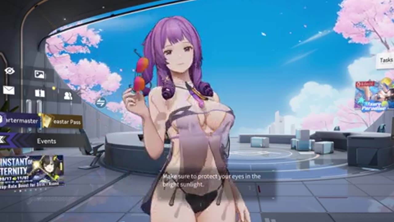 Snowbreak Enya Exuvia Seacove Serenity Lobby Interactive