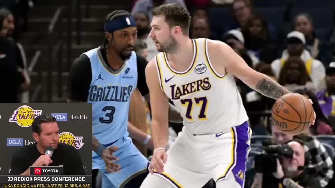 JJ Redick talks about Luka Doncic makes history with 3 straight 40+ point games