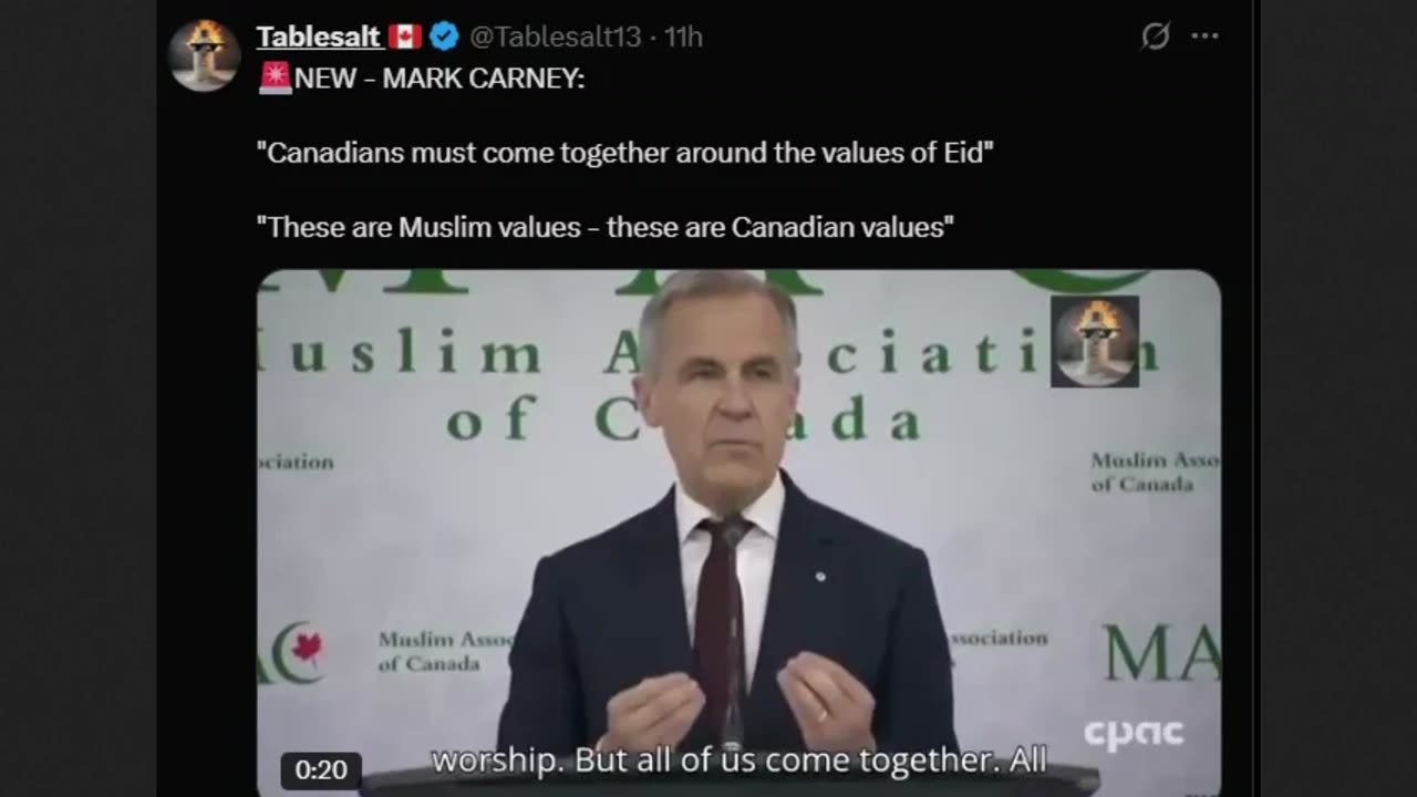 'Foreign Values are Canadian Values'! - Mark Carney Really Confuses Me...