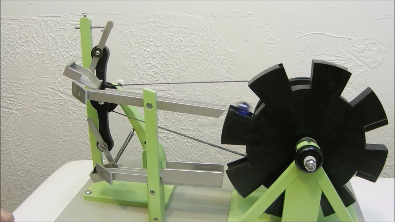 Perpetual motion device, kinetic art, marble machine