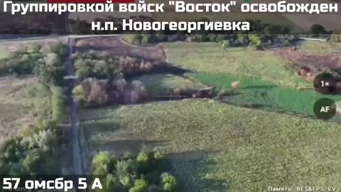 Troops of the Group of Forces East Liberated the Settlement of Novogeorgievka, Dnipropetrovsk
