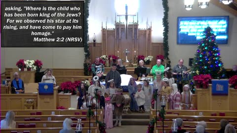 December 21, 2025. 4th Sunday of Advent, Pastor Meg Boger, Chrismas Carol Sunday.