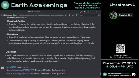 Earth Awakenings - Livestream 1 - #4165