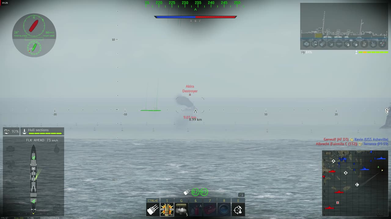 🎮Battleship Smoke Funnel Destroyed in Seconds🔥 #battleship #warthunder