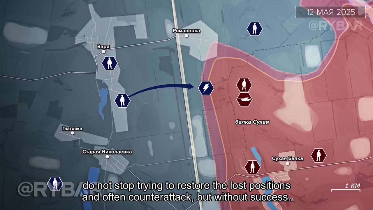 🇷🇺 🏹 🎣 Rybar's Analysis: May Offensive, Situation on the Dzerzhinsky Direction