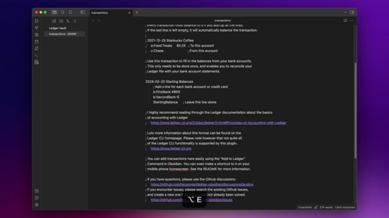Track and Plan your Personal Finance in Obsidian