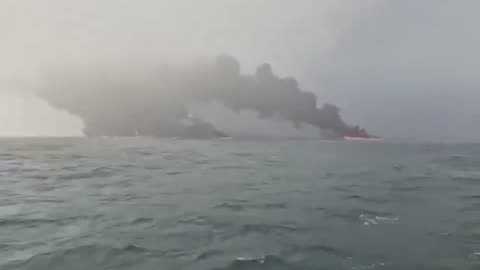 U.S. oil tanker and cargo vessel collide in the North Sea