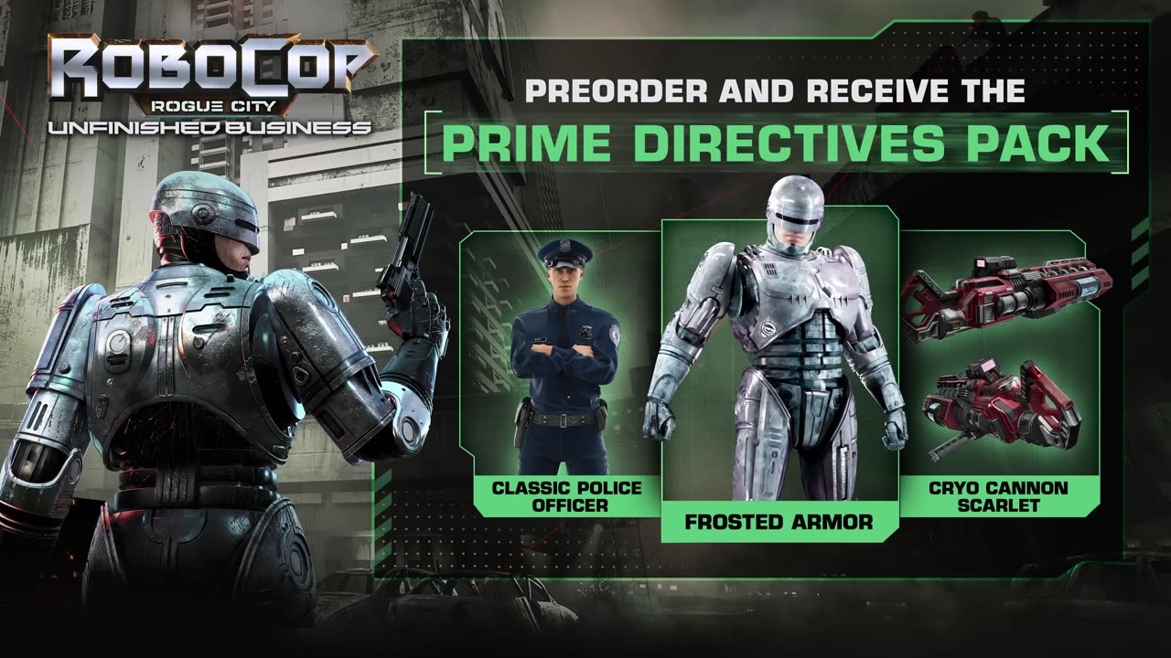 RoboCop: Rogue City - Unfinished Business - Overview Trailer | PS5 Games