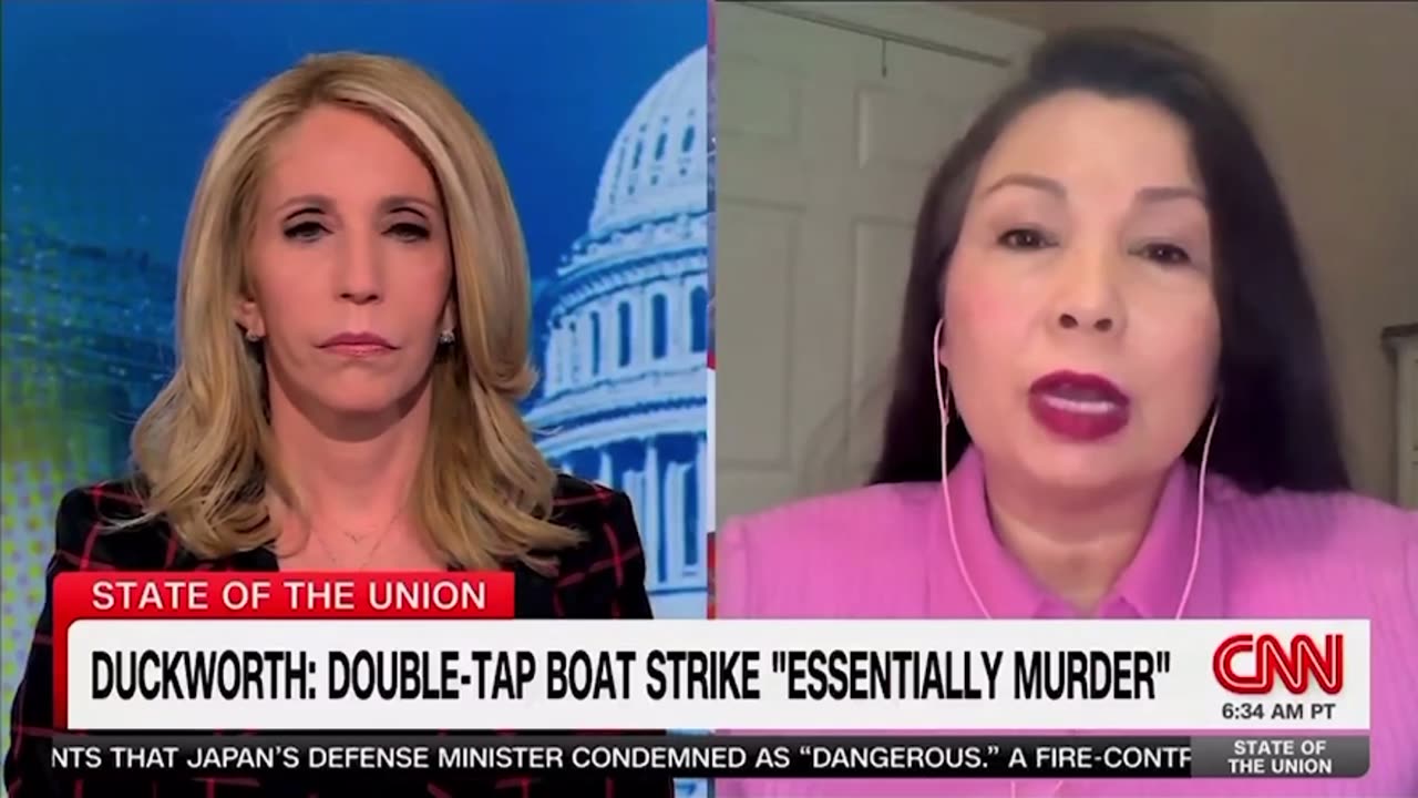 Tammy Duckworth: Boat Strike Video is Deeply Distrurbing then ADMITS She HASNT Seen the Video