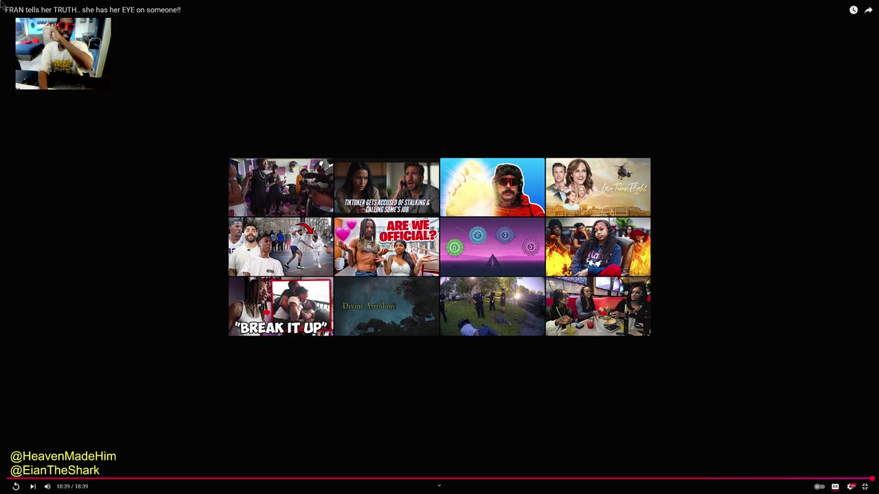 RATEDR FRAN tells her TRUTH.. she has her EYE on someone!! REACTION