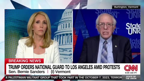Bernie Sanders: "We have a President who is moving this country rapidly into authoritarianism."