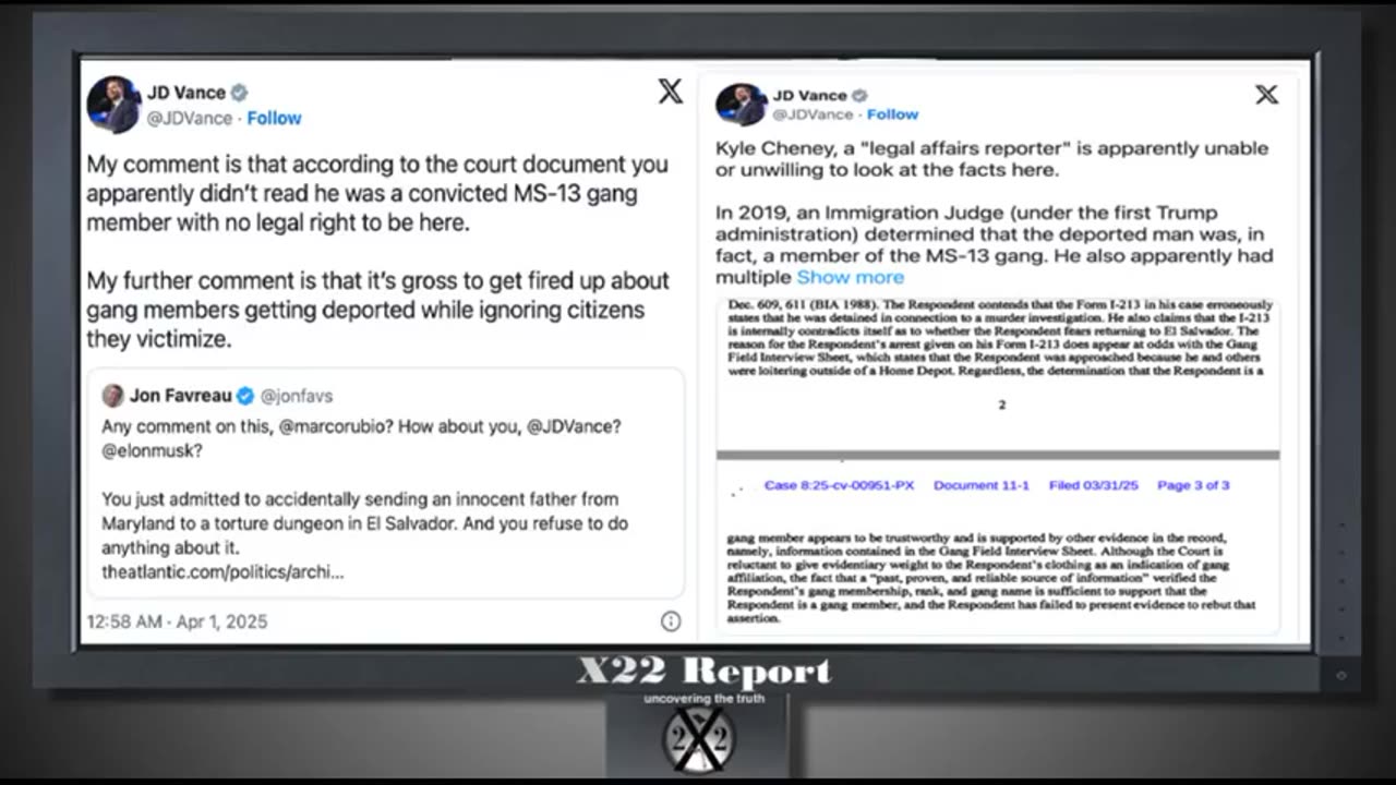 X-22 Report - - [DS] Tried To Cover Up Their Crimes By Deleting Data,Elon Recovered It...4-1-25