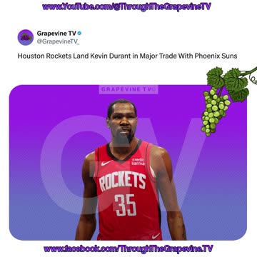 Houston Rockets Land Kevin Durant in Major Trade With Phoenix Suns