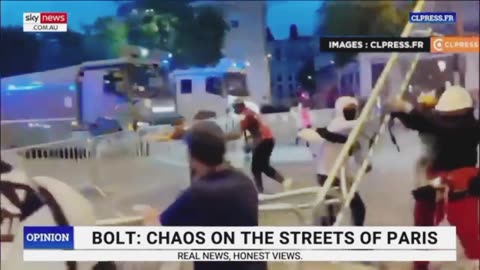 Paris Riots Stun Sky News Australia Hosts | Shocking Scenes of Violence Unfold in France"
