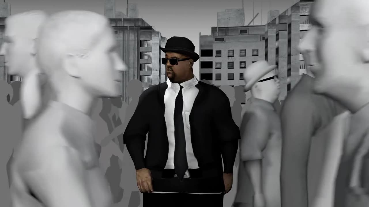 Big Smoke Men in Black intro parody SFM