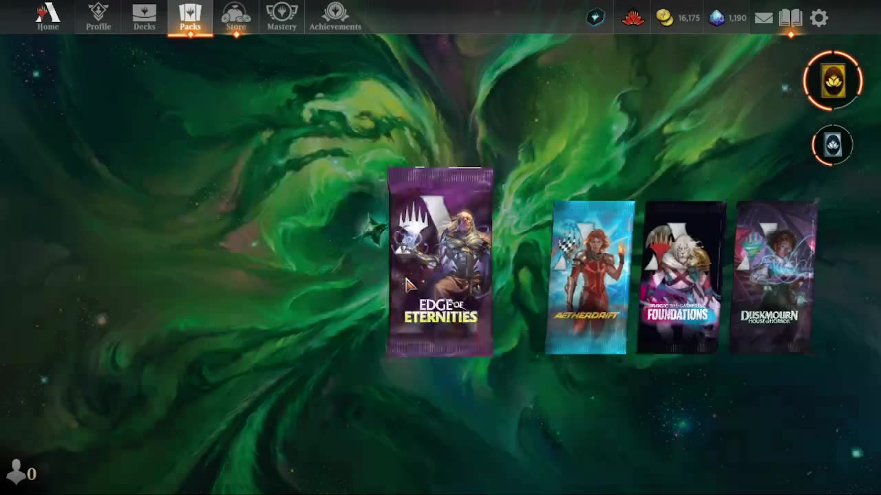 Magic: The Gathering 12-pack opening from Edge of Eternities.