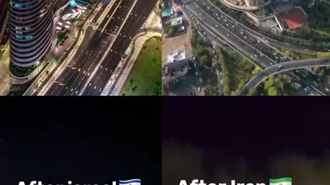 Israel and Iran - Before & After
