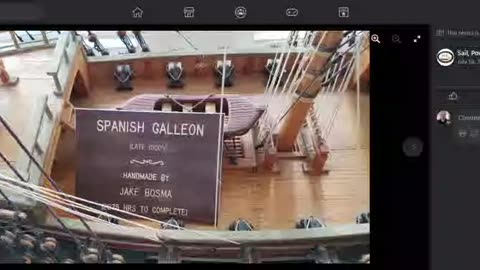 The Emma C. Berry USS United States And The Spanish Galleon Built By Jake Bosma