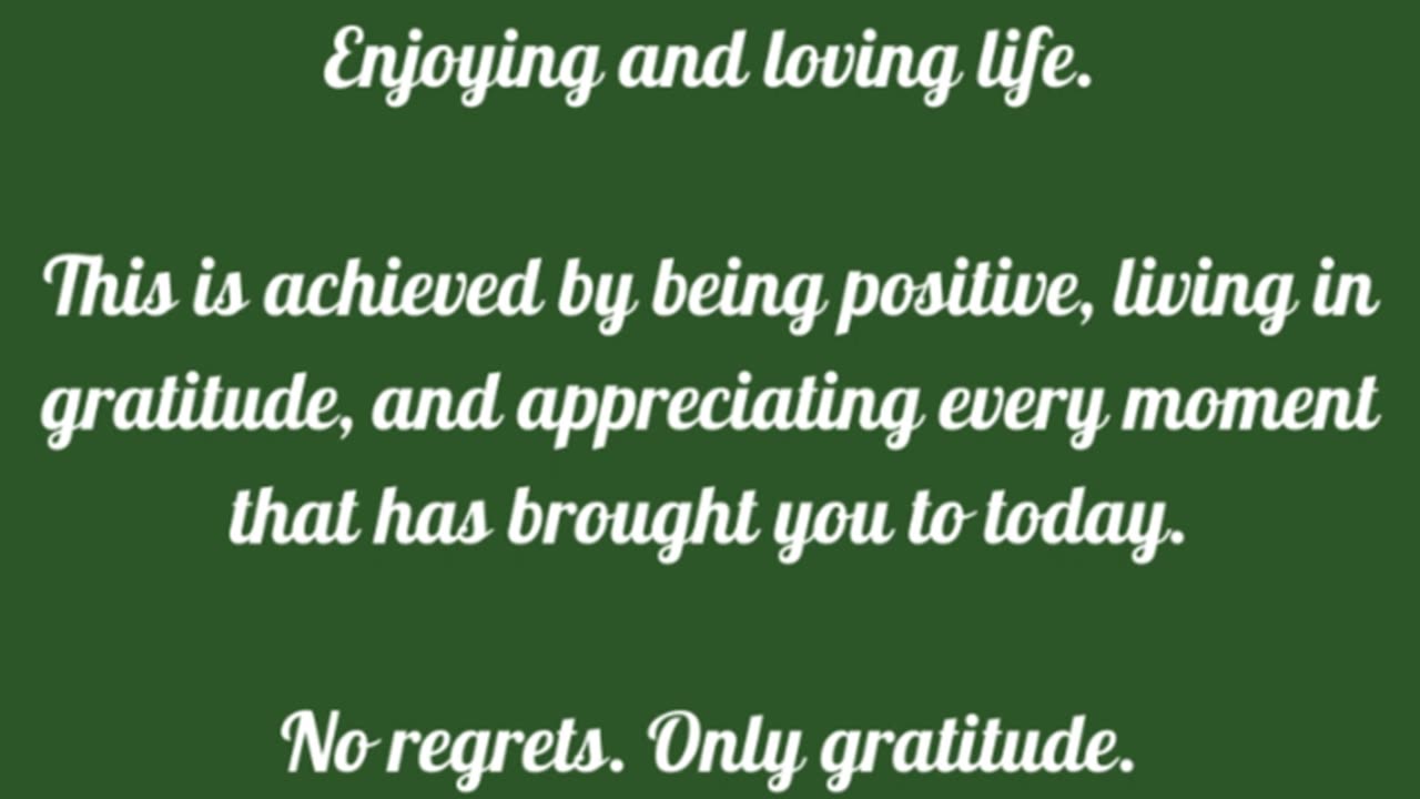 It all starts by shifting out of negative