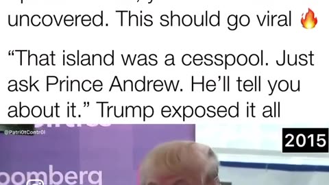 Trump on Epstein 2015