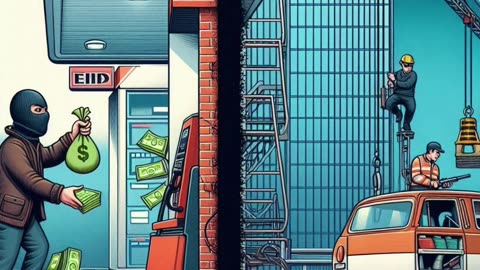 Instead of robbing a gas station.