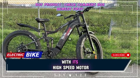 SAMEBIKE RS-A08-II Electric Bike 1000W 48V 17AH Battery 26*4.0 inches Electric Bike