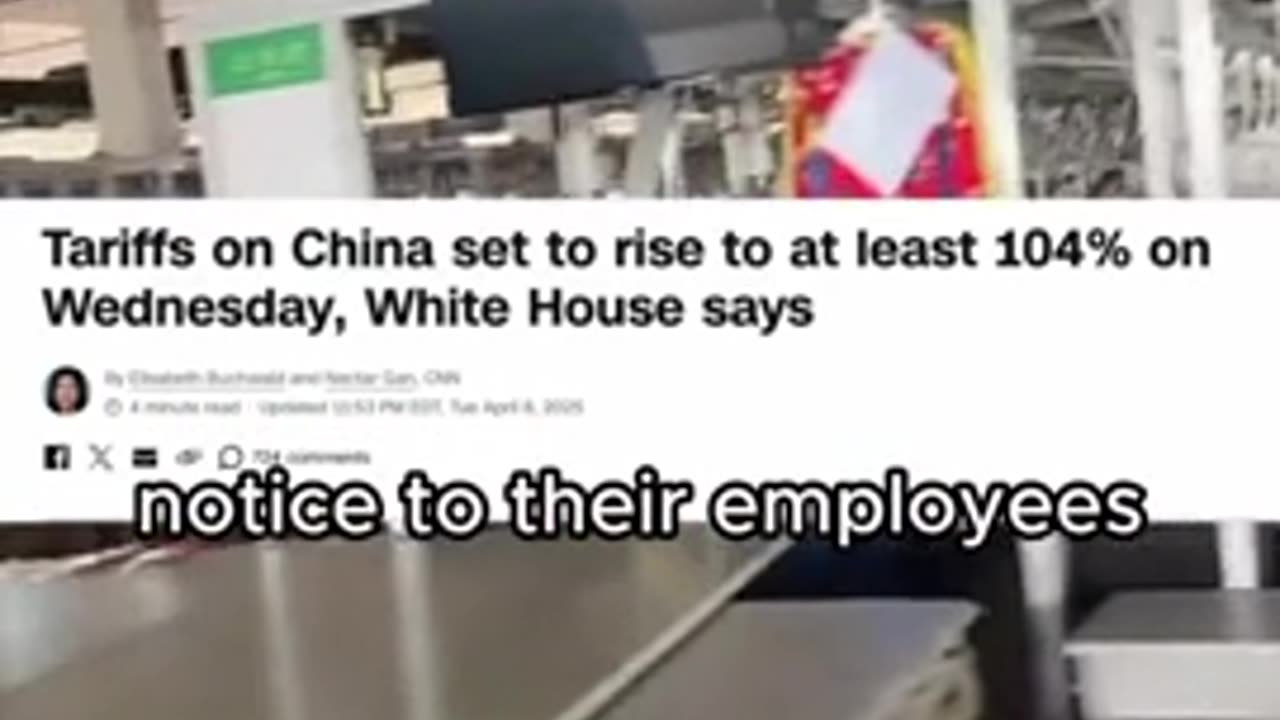 145% tariff is going to destroy jobs in china