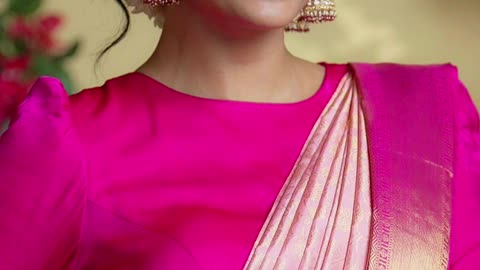 Pastel Pink Kanchipuram Saree #kanjivaramsilksarees #silksaree #kanchipattusarees #saree